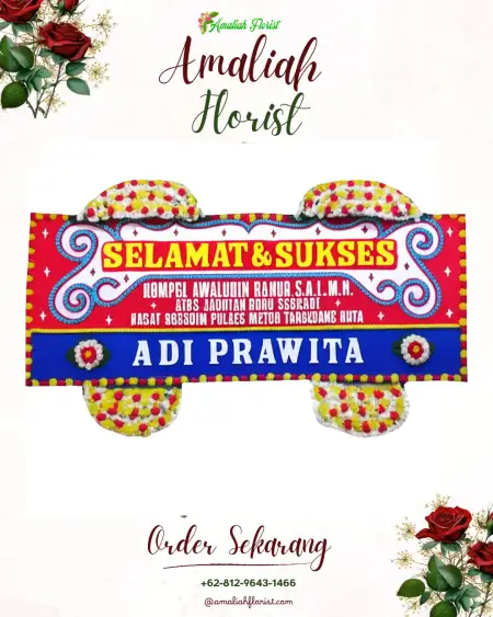 Papan Bunga Ucapan Selamat Kramatlaban